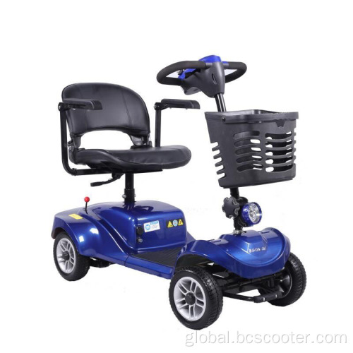 Electric 4 Wheel Disabled Handicap Medical Devices Equipment Disabled Electric Mobility Scooter Supplier